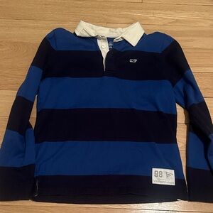 Vineyard Vines Kids Navy and Blue Polo